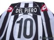 Photo4: Juventus 2002-2003 Home Long Sleeve Shirt #10 Del Piero For the Champions League (4)