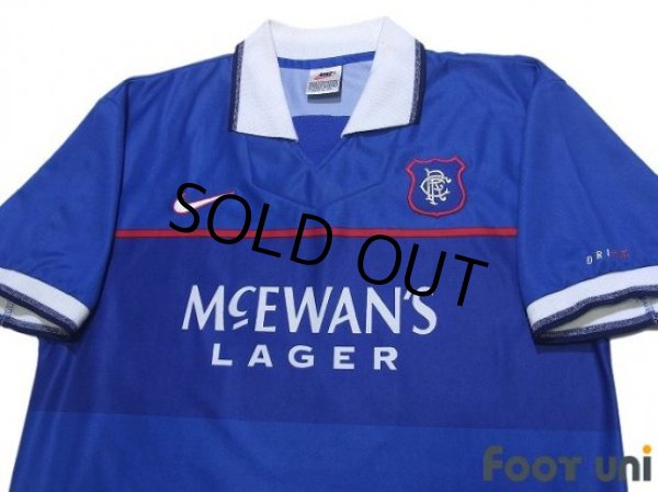 Photo3: Rangers 1997-1999 Home Shirt #8 Paul Gascoigne (3)