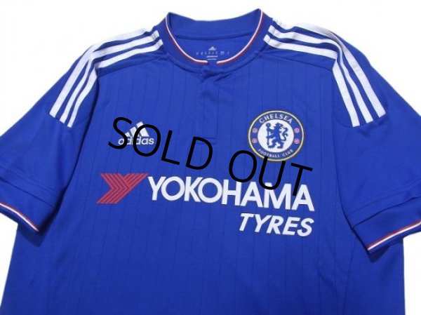 Photo3: Chelsea 2015-2016 Home Shirt #10 Eden Hazard (3)