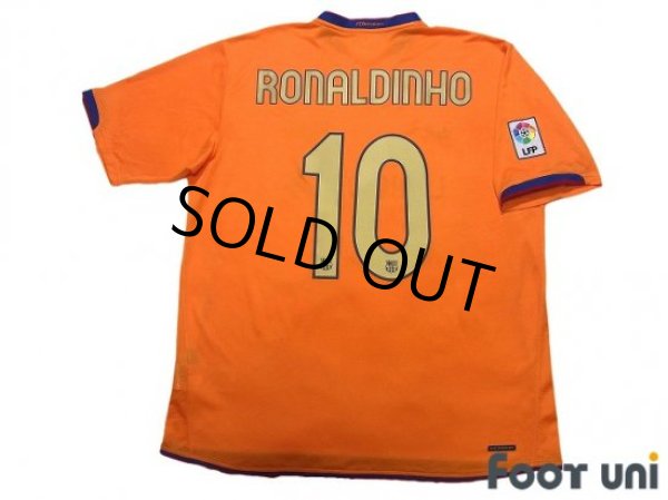 Photo2: FC Barcelona 2006-2007 Away Shirt #10 Ronaldinho LFP Patch/Badge (2)