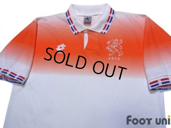 Photo3: Netherlands Euro 1996 Away Shirt (3)