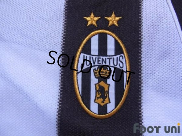 Photo6: Juventus 2002-2003 Home Long Sleeve Shirt #10 Del Piero For the Champions League (6)