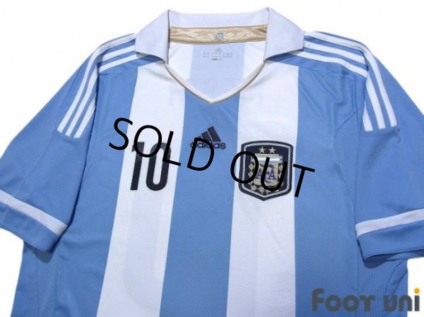 Photo3: Argentina 2012 Home Shirt #10 Lionel Messi (3)
