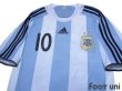 Photo3: Argentina 2008 Home Shirt #10 Messi (3)