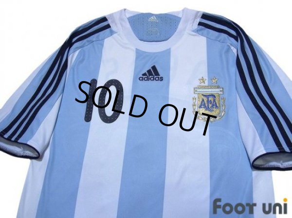Photo3: Argentina 2008 Home Shirt #10 Messi (3)