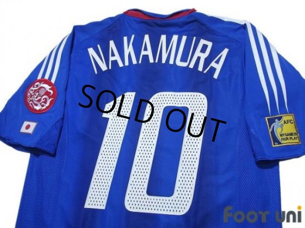 Photo4: Japan 2004 Home Authentic Shirt #10 Shunsuke Nakamura ASIAN Cup 2004 Patch/Badge w/tags (4)