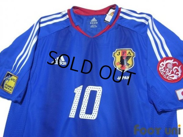 Photo3: Japan 2004 Home Authentic Shirt #10 Shunsuke Nakamura ASIAN Cup 2004 Patch/Badge w/tags (3)