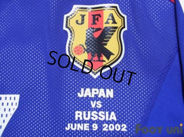 Photo6: Japan 2002 Home Authentic Shirt #7 Hidetoshi Nakata FIFA World Cup 2002 Korea Japan Patch/Badge (6)