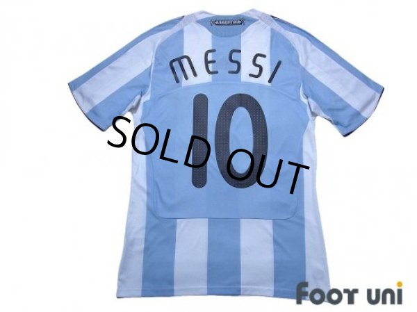 Photo2: Argentina 2008 Home Shirt #10 Messi (2)