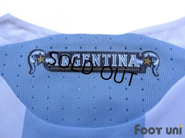 Photo6: Argentina 2008 Home Shirt #10 Messi (6)