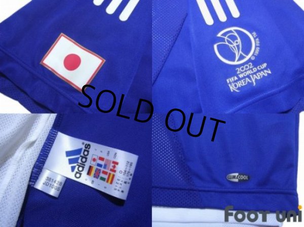 Photo7: Japan 2002 Home Authentic Shirt #7 Hidetoshi Nakata FIFA World Cup 2002 Korea Japan Patch/Badge (7)
