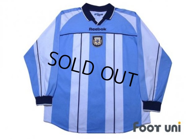 Photo1: Argentina 2000 Home Long Sleeve Shirt (1)