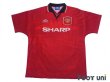 Photo1: Manchester United 1994-1996 Home Shirt (1)