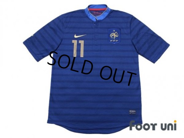 Photo1: France Euro 2012 Home Shirt #11 Nasri (1)