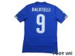 Photo2: Italy 2014 Home Shirt #9 Balotelli w/tags (2)