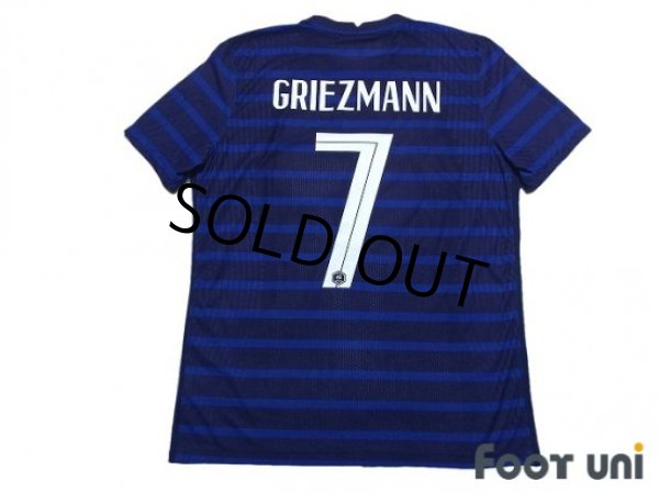 France Euro 2020-2021 Home Authentic Shirt #7 Griezmann
