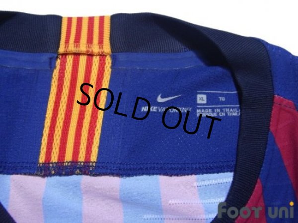 Photo5: FC Barcelona 2018-2019 Home Authentic Shirt #7 Coutinho La Liga Patch/Badge (5)
