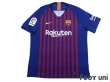 Photo1: FC Barcelona 2018-2019 Home Authentic Shirt #7 Coutinho La Liga Patch/Badge (1)
