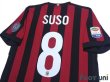 Photo4: AC Milan 2017-2018 Home Shirt #8 Suso Serie A Tim Patch/Badge (4)