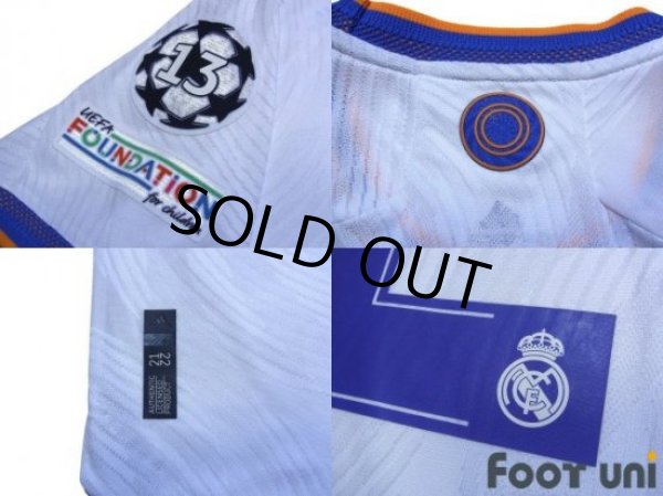 Photo6: Real Madrid 2021-2022 Home Authentic Shirt and Shorts Set #20 Vini Jr (6)