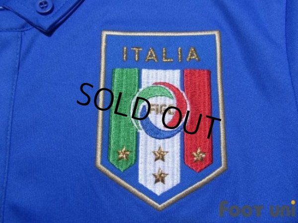 Photo6: Italy 2014 Home Shirt #9 Balotelli w/tags (6)