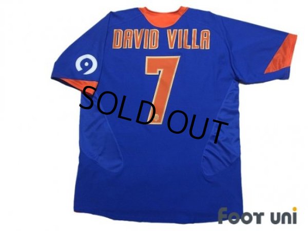 Photo2: Valencia 2005-2006 Away Shirt #7 David Villa With sleeve sponsor (2)