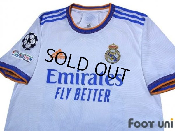 Photo3: Real Madrid 2021-2022 Home Authentic Shirt and Shorts Set #20 Vini Jr (3)