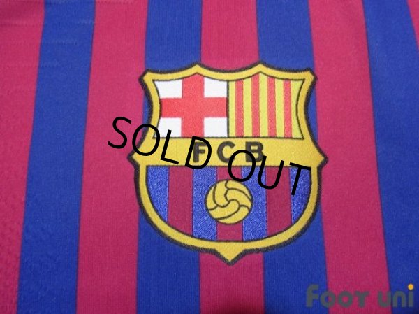Photo6: FC Barcelona 2018-2019 Home Authentic Shirt #7 Coutinho La Liga Patch/Badge (6)