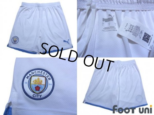 Photo8: Manchester City 2021-2022 Home Authentic Shirt and Shorts Set #17 De Bruyne (8)