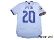 Photo2: Real Madrid 2021-2022 Home Authentic Shirt and Shorts Set #20 Vini Jr (2)