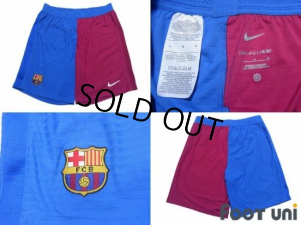 Photo8: FC Barcelona 2021-2022 Home Authentic Shirt and Shorts Set (8)