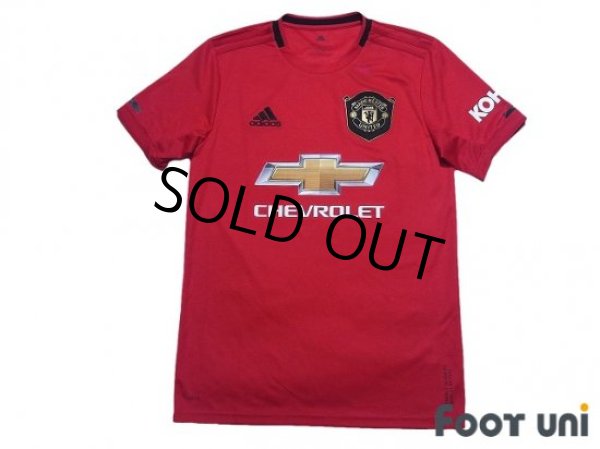 Photo1: Manchester United 2019-2020 Home Shirt Treble 20th Anniversary w/tags (1)