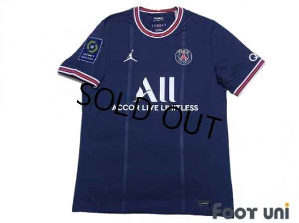 Photo1: Paris Saint Germain 2021-2022 Home Shirt #30 Messi Ligue 1 Patch/Badge w/tags (1)