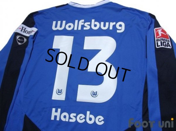 Photo4: VfL Wolfsburg 2008-2009 Away Long Sleeve Shirt #13 Makoto Hasebe w/tags (4)