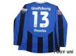 Photo2: VfL Wolfsburg 2008-2009 Away Long Sleeve Shirt #13 Makoto Hasebe w/tags (2)