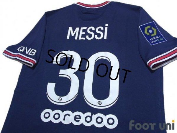Photo4: Paris Saint Germain 2021-2022 Home Shirt #30 Messi Ligue 1 Patch/Badge w/tags (4)