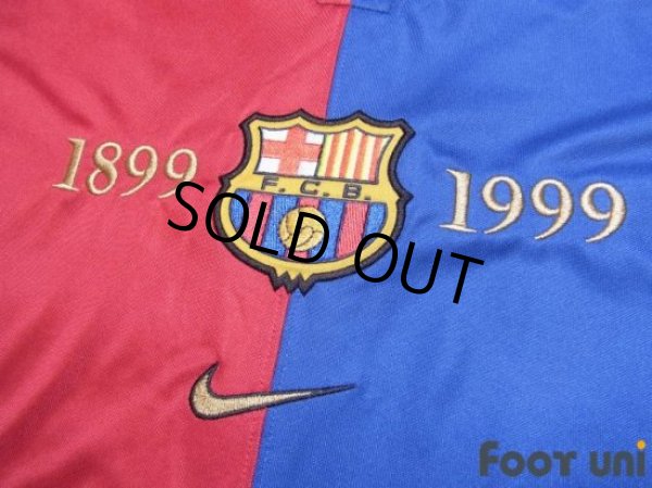 Photo5: FC Barcelona Centenario Reprints Shirt (5)
