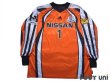 Photo1: Yokohama F・Marinos 2001 GK Shirt #1 Yoshikatsu Kawaguchi Model w/tags (1)