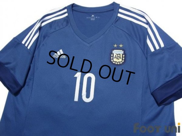 Photo3: Argentina 2015-2016 Away Shirt #10 Messi w/tags (3)