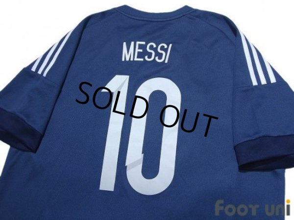 Photo4: Argentina 2015-2016 Away Shirt #10 Messi w/tags (4)