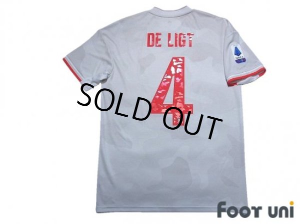 Photo2: Juventus 2019-2020 Away Shirt #4 De Ligt Serie A Tim Patch/Badge w/tags (2)