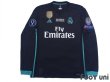 Photo1: Real Madrid 2017-2018 Away Long Sleeve Shirt #7 Cristiano Ronaldo (1)