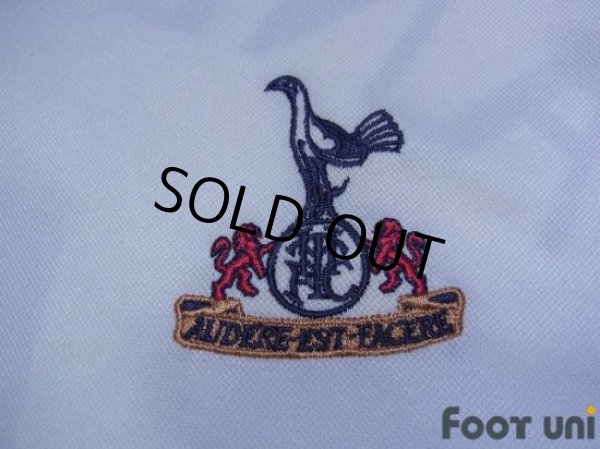 Photo6: Tottenham Hotspur 2001-2002 Home Long Sleeve Shirt #7 Anderton The F.A. Premier League Patch/Badge (6)