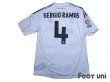 Photo2: Real Madrid 2009-2010 Home Shirt #4 Sergio Ramos LFP Patch/Badge w/tags (2)