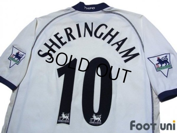 Photo4: Tottenham Hotspur 2002-2004 Home Shirt #10 Sheringham The F.A. Premier League Patch/Badge (4)
