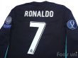 Photo4: Real Madrid 2017-2018 Away Long Sleeve Shirt #7 Cristiano Ronaldo (4)