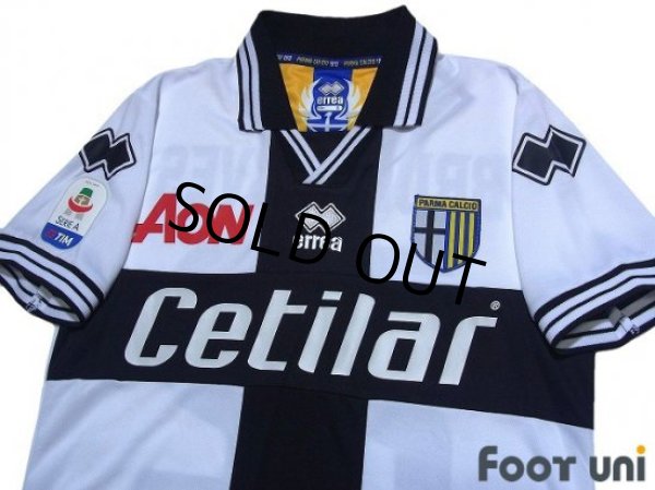 Photo3: Parma 2018-2019 Home Shirt #22 Bruno Alves Serie A Tim Patch/Badge w/tags (3)