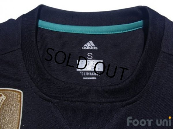 Photo5: Real Madrid 2017-2018 Away Long Sleeve Shirt #7 Cristiano Ronaldo (5)