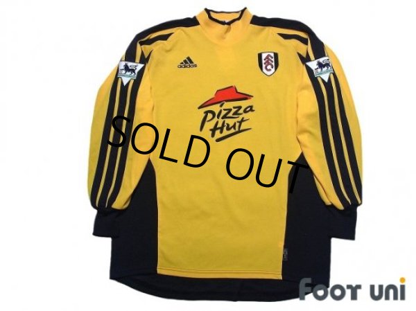 Photo1: Fulham 2001-2002 GK Long Sleeve Shirt #1 Van der Sar w/tags (1)