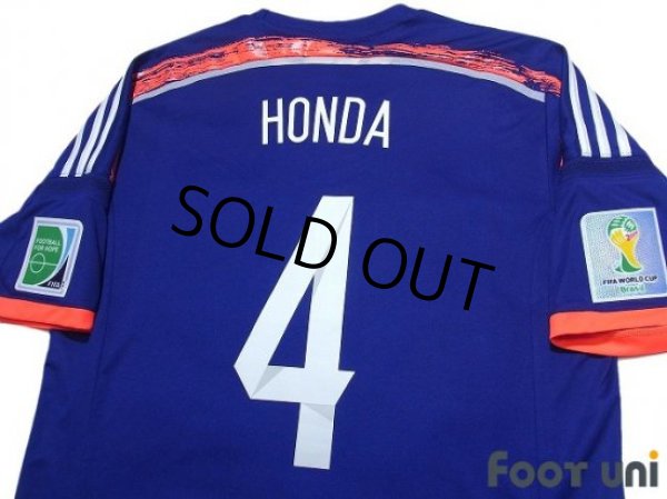 Photo4: Japan 2014 Home Shirt #4 Keisuke Honda FIFA World Cup Brazil Patch/Badge w/tags (4)